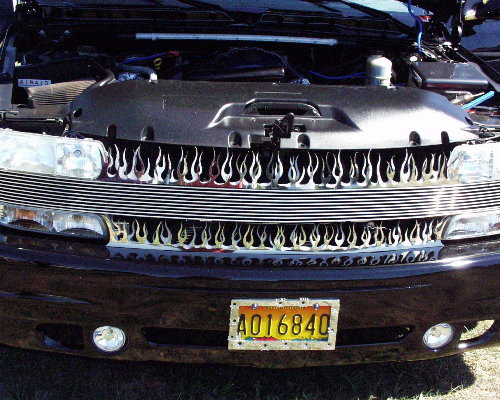 Chrome Flame Grill